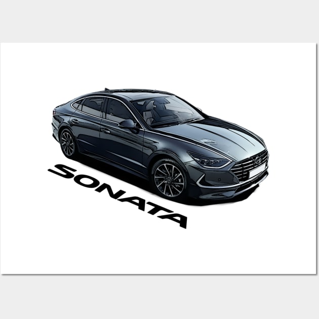 2020 Hyundai Sonata Wall Art by Woreth